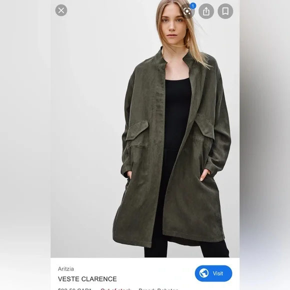 ARITZIA BABATON Clarence Jacket - Picture 5 of 11